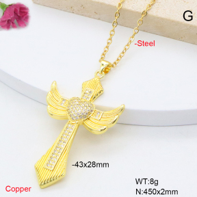 F6N409292ablb-L002  Fashion Copper Necklace