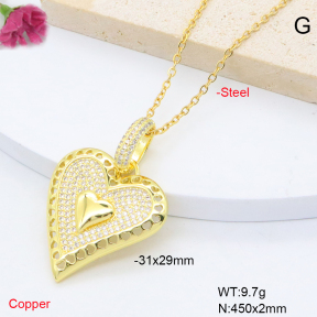 F6N409294bbml-L002  Fashion Copper Necklace