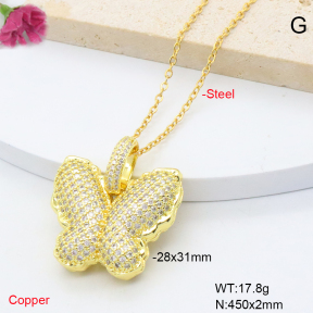 F6N409296vbpb-L002  Fashion Copper Necklace