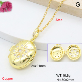 F6N409302ablb-L002  Fashion Copper Necklace