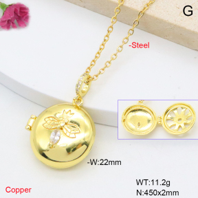 F6N409303aakl-L002  Fashion Copper Necklace