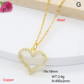 F6N409306aaio-L002  Fashion Copper Necklace