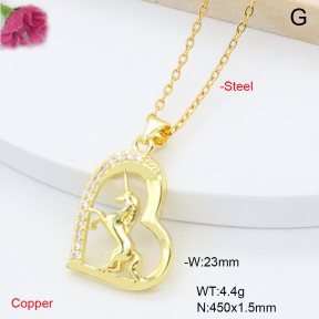 F6N409311vail-L002  Fashion Copper Necklace