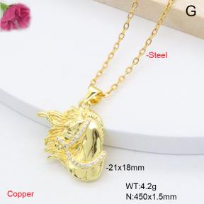 F6N409312vail-L002  Fashion Copper Necklace