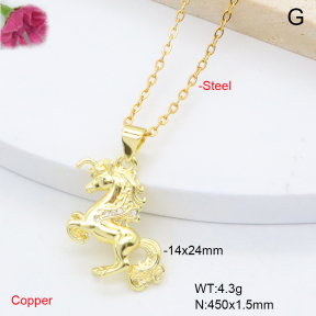 F6N409314vail-L002  Fashion Copper Necklace