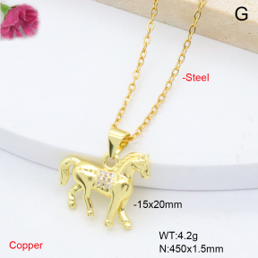 F6N409315vail-L002  Fashion Copper Necklace