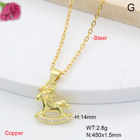 F6N409320vaia-L002  Fashion Copper Necklace