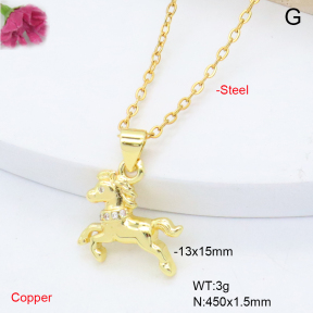 F6N409322vaia-L002  Fashion Copper Necklace