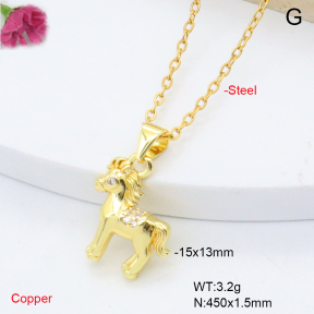 F6N409324vaia-L002  Fashion Copper Necklace