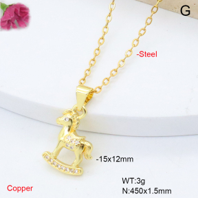 F6N409326vaia-L002  Fashion Copper Necklace