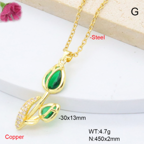 F6N409331avja-L002  Fashion Copper Necklace