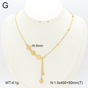 2N4005289bbml-749  Stainless Steel Necklace