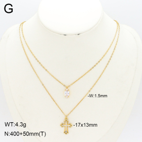 2N4005296vbmb-749  Stainless Steel Necklace