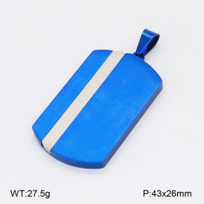 2P2005439bbov-239  Stainless Steel Pendant