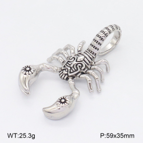 2P2005462bbov-239  Stainless Steel Pendant