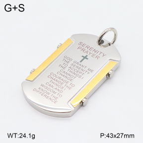 2P2005498bbov-239  Stainless Steel Pendant