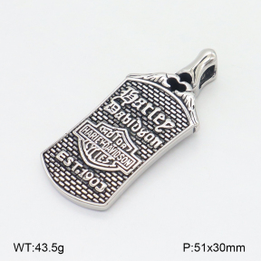 2P2005520bbov-239  Stainless Steel Pendant