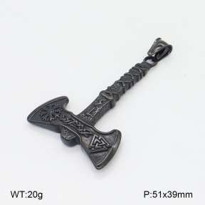 2P2005521vbnb-239  Stainless Steel Pendant