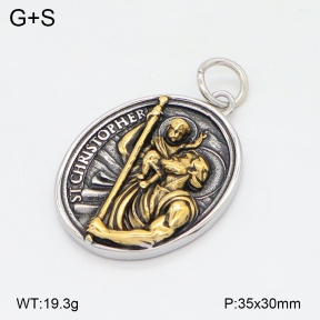 2P2005525vbnb-239  Stainless Steel Pendant