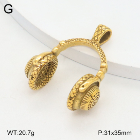 2P2005534bbov-239  Stainless Steel Pendant