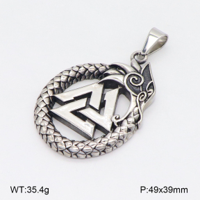 2P2005552bbov-239  Stainless Steel Pendant