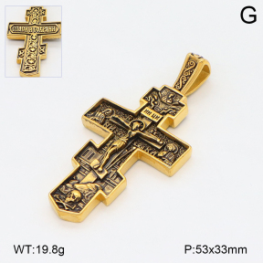 2P2005566bbov-239  Stainless Steel Pendant