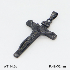 2P2005590bbov-239  Stainless Steel Pendant