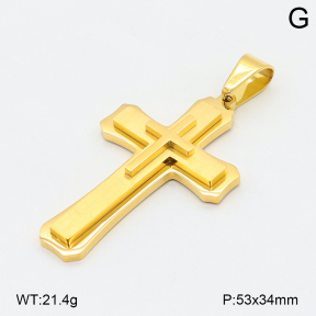 2P2005623bbov-239  Stainless Steel Pendant