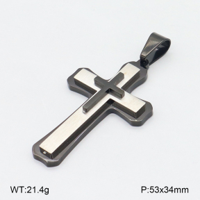 2P2005624bbov-239  Stainless Steel Pendant