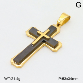 2P2005627bbov-239  Stainless Steel Pendant