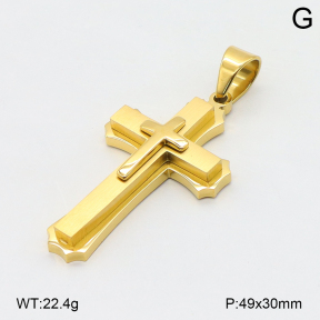 2P2005628bbov-239  Stainless Steel Pendant