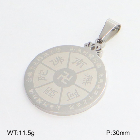 2P2005645ablb-239  Stainless Steel Pendant