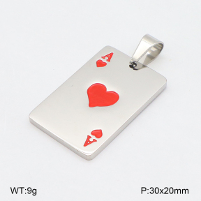 2P3000811ablb-239  Stainless Steel Pendant