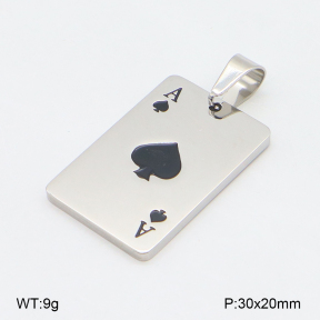 2P3000812ablb-239  Stainless Steel Pendant