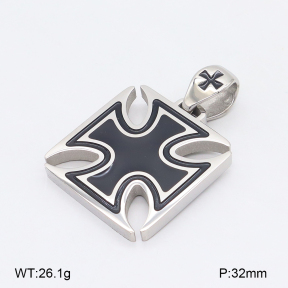 2P3000813bbov-239  Stainless Steel Pendant