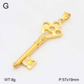 2P4001623ablb-239  Stainless Steel Pendant