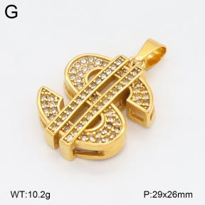 2P4001628bhva-239  Stainless Steel Pendant