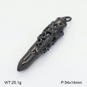 2P4001635bbov-239  Stainless Steel Pendant