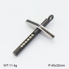 2P4001644bbov-239  Stainless Steel Pendant