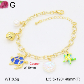 F2B301467bbov-J72  Fashion Copper Bracelet