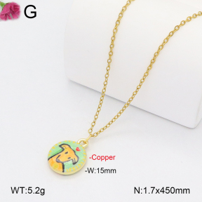 F2N300480vbll-J72  Fashion Copper Necklace