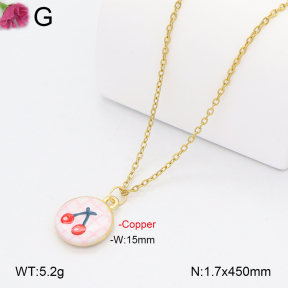 F2N300481vbll-J72  Fashion Copper Necklace