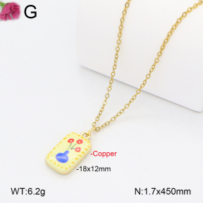 F2N300483vbll-J72  Fashion Copper Necklace