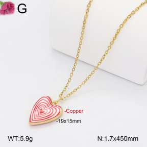 F2N300485vbll-J72  Fashion Copper Necklace