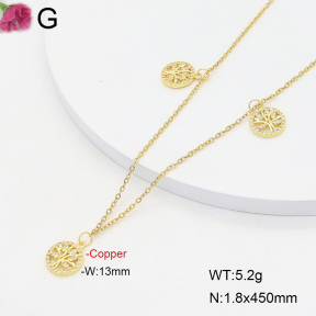 F2N401357bbov-J72  Fashion Copper Necklace