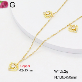 F2N401361bbov-J72  Fashion Copper Necklace