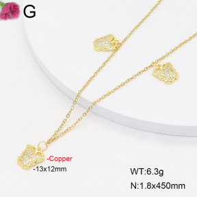 F2N401362bbov-J72  Fashion Copper Necklace