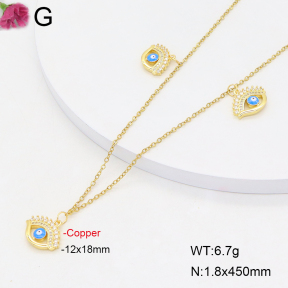 F2N401363bbov-J72  Fashion Copper Necklace