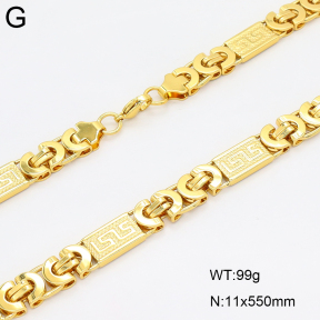 2N2008312vihb-382  Stainless Steel Necklace