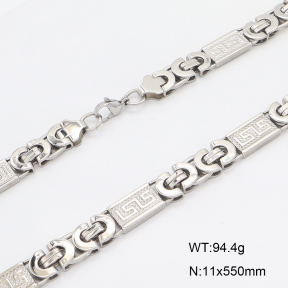 2N2008313vhnv-382  Stainless Steel Necklace